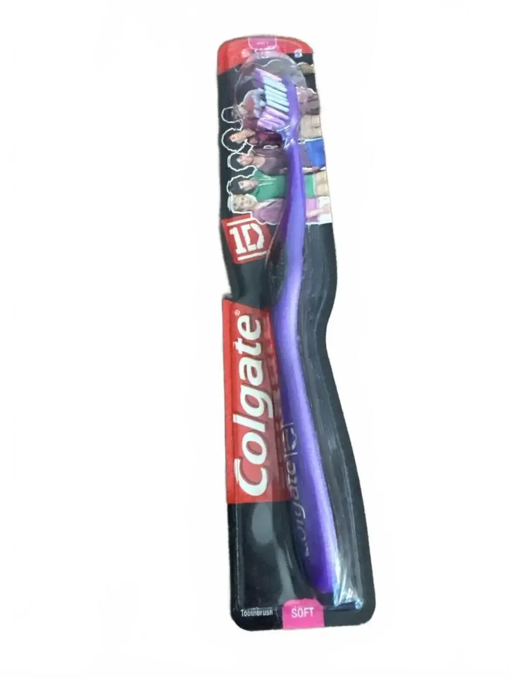 Colgate MaxFresh 1D One Direction Maxfresh Soft Toothbrush Purple/Black New💜🖤
